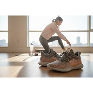 Adidas AlphaBounce Women’s Running Shoes Gray / Rose‎ Gold – Size 9.5